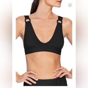 New Robin Piccone Swim Top and Bottom in Black Color